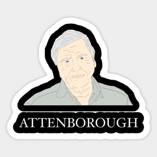 David Attenborough Sticker